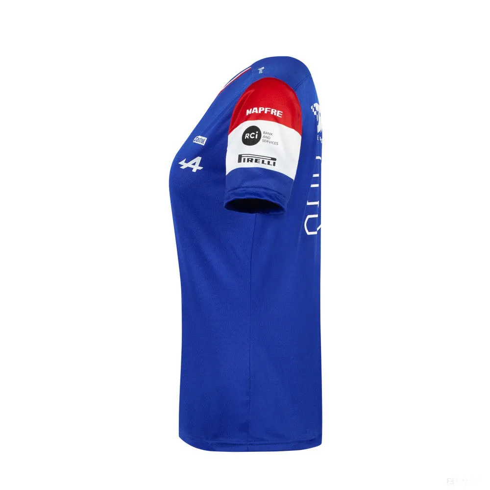 Alpine Womens T-shirt, Esteban Ocon 31 Team, Blue, 2021