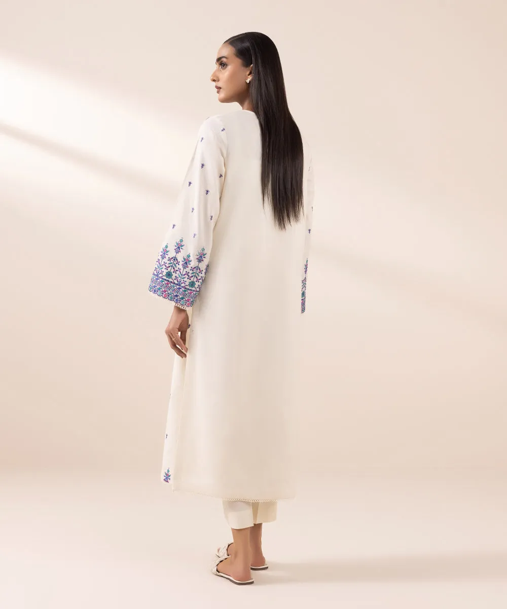 Embroidered Cambric Shirt