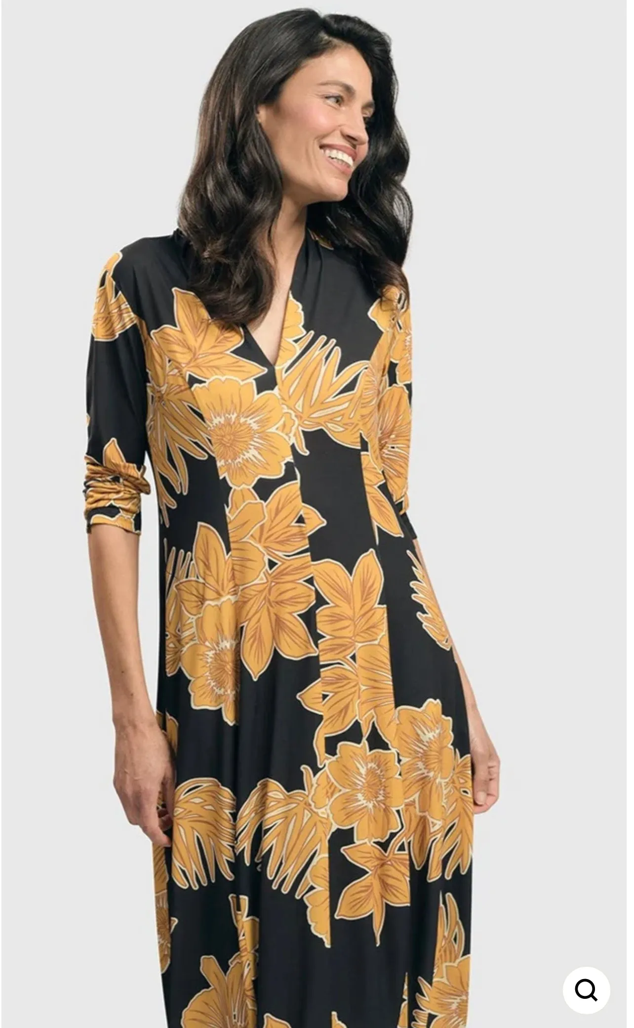 ISLAND COCOON DRESS, GOLD ALEMBIKA 7SD149G