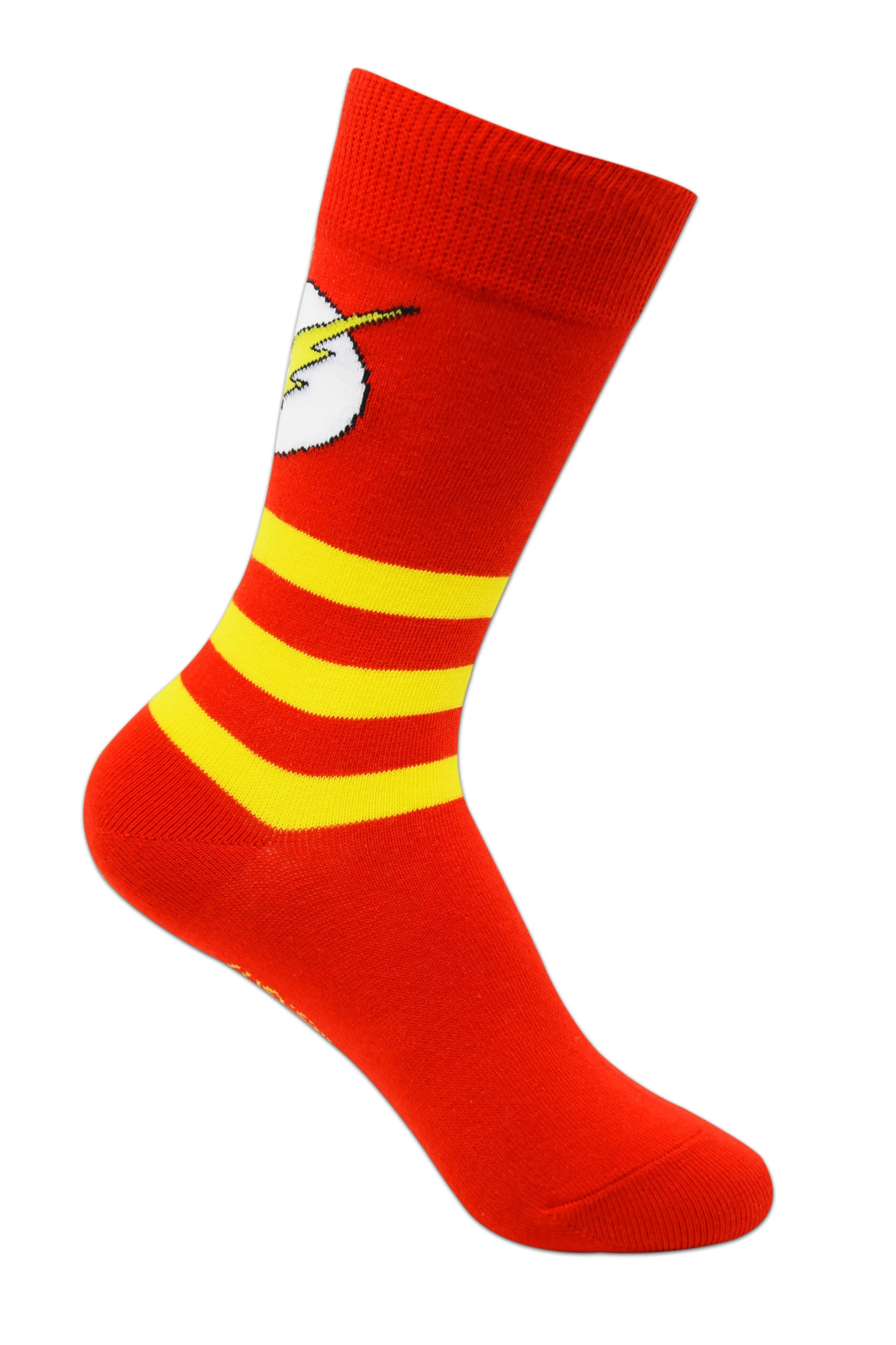 Justice League By Balenzia Crew Socks for Kids (Pack of 3 Pairs/1U)(7-9 YEARS)