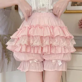Lace Bow Pumpkin Pants AD21103