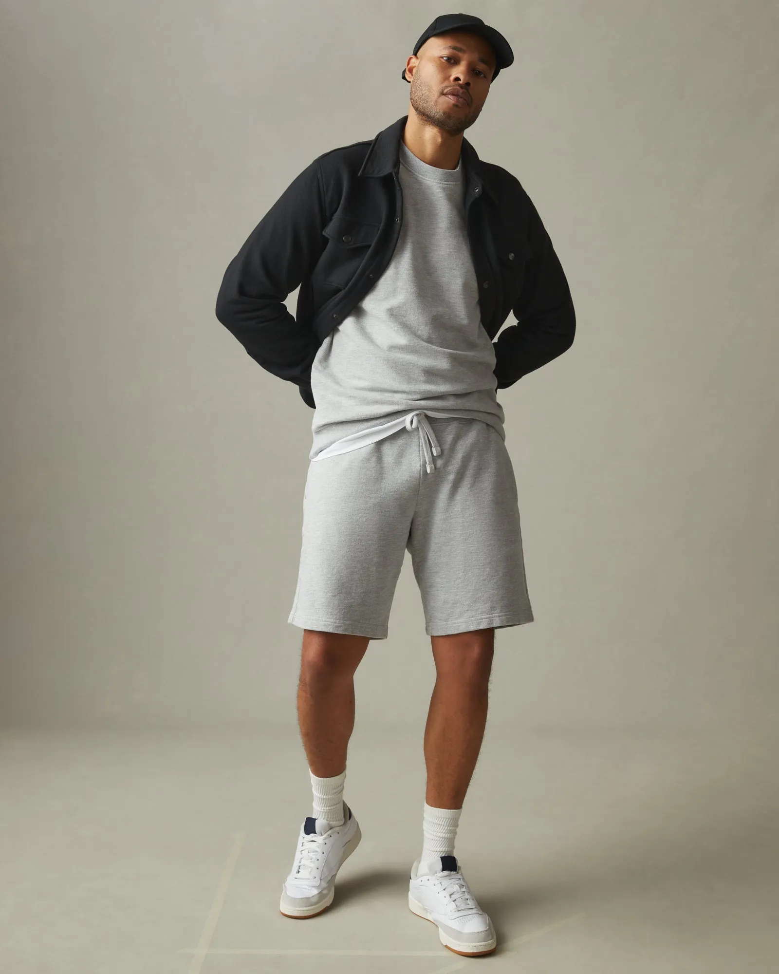 Sweatshort - Ash Heather