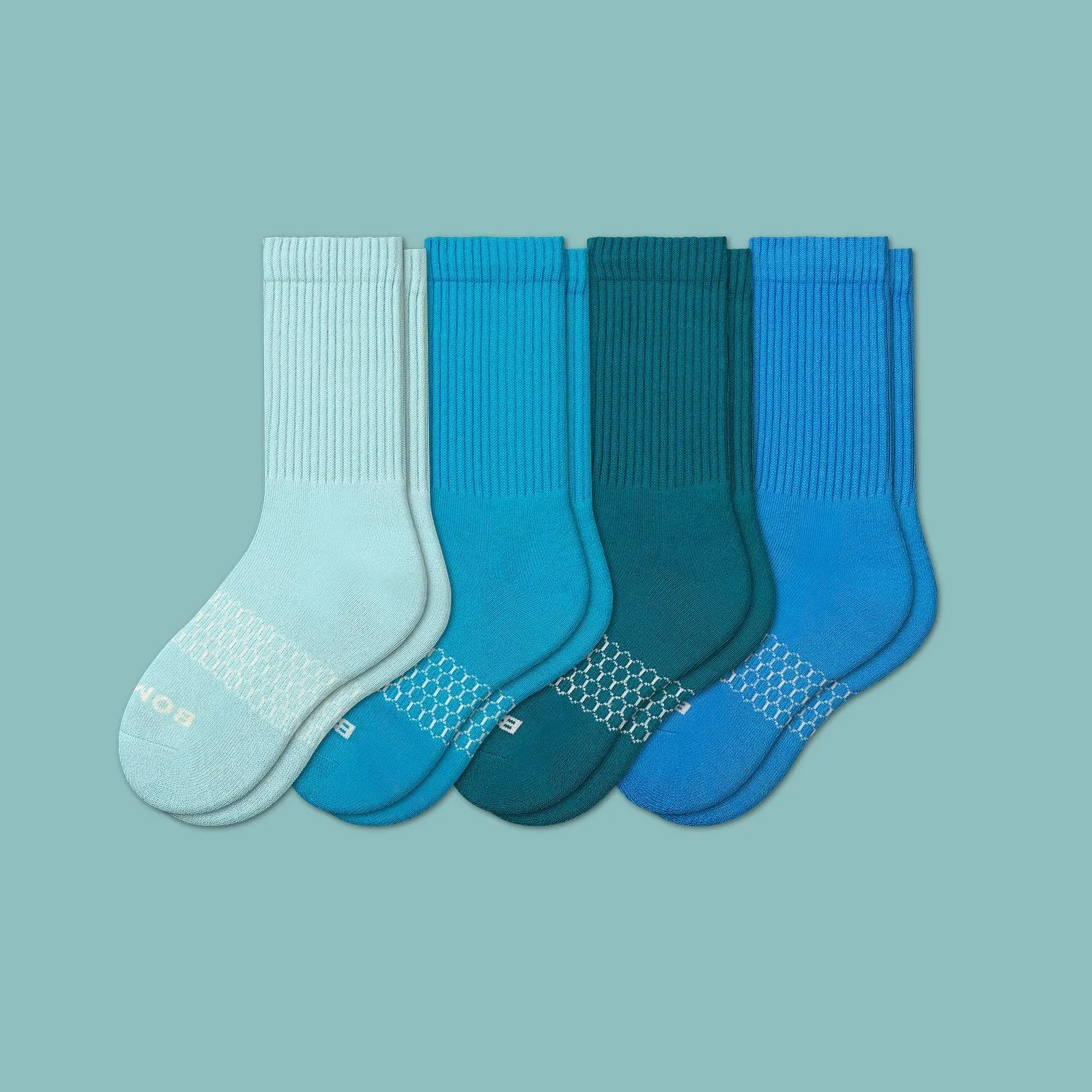 Youth Solid Calf Sock 4-Pack