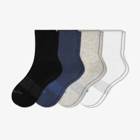 Youth Solid Calf Sock 4-Pack